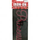 'Princess' Rhinestone Iron-On Transfer