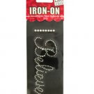 'I Believe' Rhinestone Iron-On Transfer