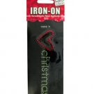 'I Heart Christmas' Rhinestone Iron-On Transfer