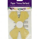 Fleurs de Lis Multi-Color Paper Tissue Garland
