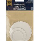 Canvas Scallop Circles Craft Embellishments