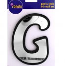 Letter G Peel & Stick Mirror Wall Decor
