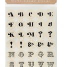 Itsy Bitsy Neutral Alphabet Stickers