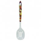 Apple Print Melamine Slotted Spoon