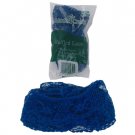 Blue ruffled lace, 4 yards