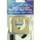 Metal Rim Heart Cut-Out Slide Frames
