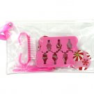 Christmas pedicure set in pouch, 7 pieces