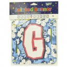 jointed grad party hawaiian print banner 4 1/2 feet