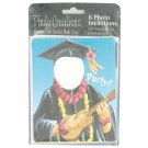 Luau themed graduation invitations
