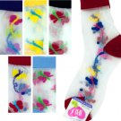 High Cut Butterfly Pattern Socks