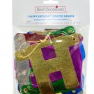 Happy birthday jointed banner