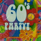 18 pack 60's party napkins