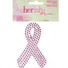 cherish rhinestone window cling