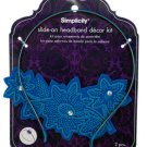 simplicity turquoise slide on headband kit