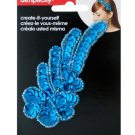 simplicity turquoise sequin swirl headband accent