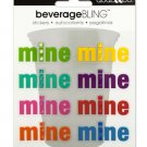 'Mine' Beverage Bling Stickers