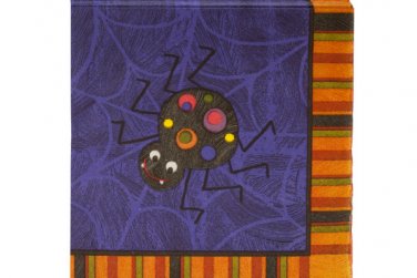 Spooky Spider Napkins Set