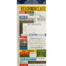 School Spirit Cardstock Stickers