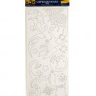 Halloween White Chipboard Shapes