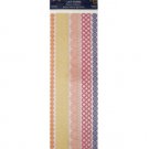 Summer Love Crepe Paper Lace Stickers