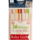 10 Things I Adore About My Baby Girl Journaling Pocket