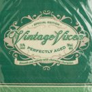 Green Vintage Vixen Birthday Beverage Napkins