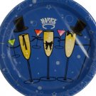Happy New Year Champagne Toast Party Plates