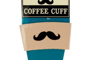 Mustache Coffee Cuff