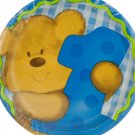 Boy's First Birthday Plates Set
