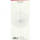 White Snowflake Tissue Fan Decoration