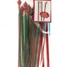 Holiday Plastic Drink Stirrer Sticks