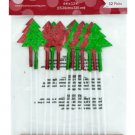 Christmas Tree Foil Party Picks