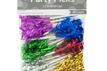 Tinsel Topped Party Picks