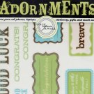 Encouragement Craft Adornment Stickers