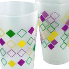 Diamond Print Plastic Tumblers Set