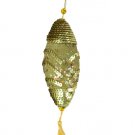 Gold Sequined Christmas Ornament
