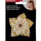satin sequin flower