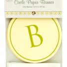Bridal Shower Circle Paper Banner
