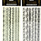 Temporary body art designs