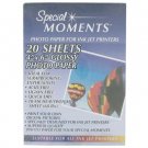 20 sheets photo paper