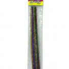 Tinsel craft stems, pack of 12