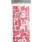 My Sweet Girl Flocked ABCs Cardstock Sticker Letters