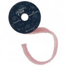 pink twisted cord/ribbon 6 foot spool