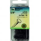 Blued steel #3 cut tacks, 1.75 ounces