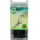 Blued steel cut tacks, #6, 2 ounces