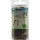 Blued steel double point tacks, 1.5 ounces