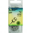 Clear push pins, pack of 20