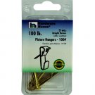 Brass picture hangers, pack of 2