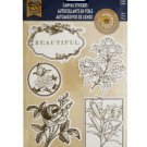 Colorable Floral Canvas Stickers