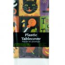 54 x 108 halloween patchwork plastic tablecover